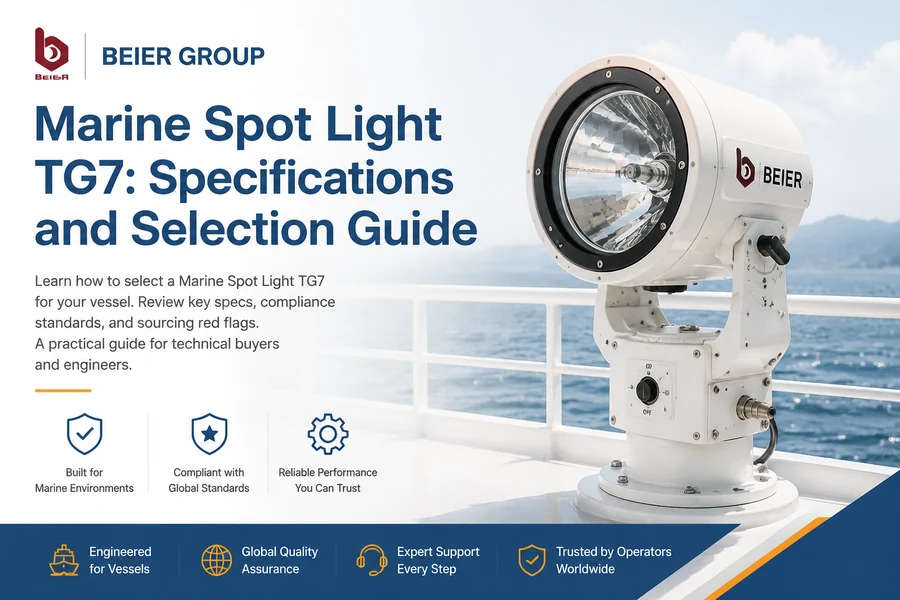 Marine Spot Light TG7: Specifications and Selection Guide